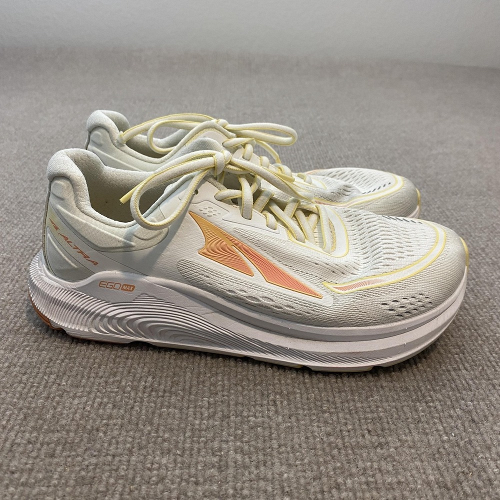 Altra Paradigm Running Shoes Womens Size 7.5 White Mesh Cushioned AL0A5484710
